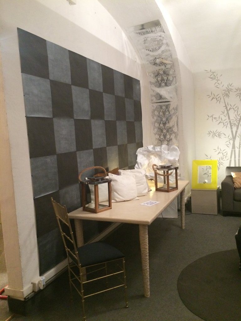 Arredi esposti nello showroom Bistolfi, Roma