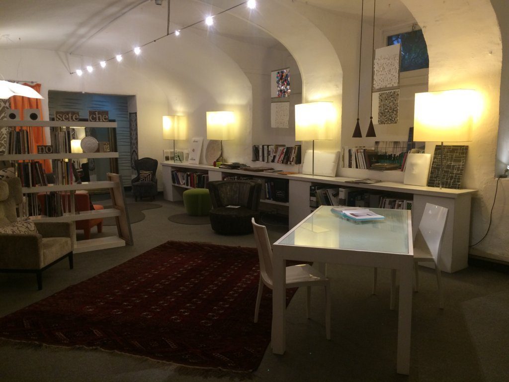 Ambiente espositivo dello showroom Bistolfi, Roma